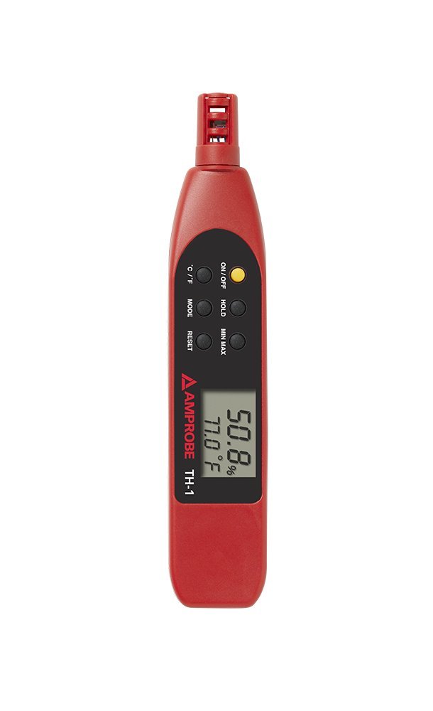 Amprobe TH - 1 Compact Probe Style Relative Humidity  Meter