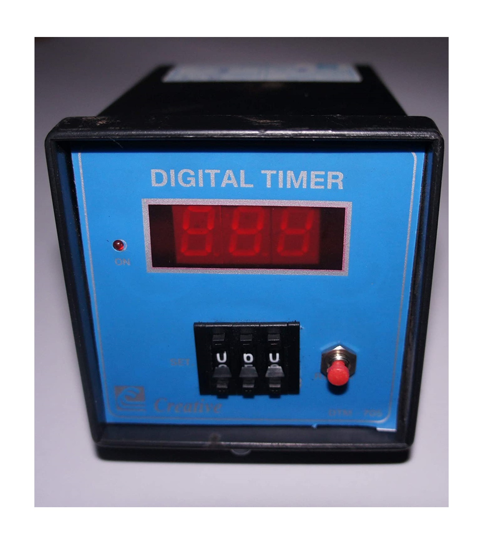 Creative Controls DTM-705 Digital Timer Multi Range 3 Digit Panel Type