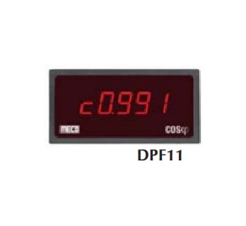 4 Digit 3 Phase 1 Element 2Wire Power Factor Meter TRMS DPF31(48X96mm) Range: 1A -  5A, 110 - 440V (Any One Only) (with Built-in Transducer)