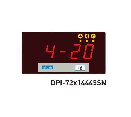 4Â½ Digit Programmable Process Indicator DPI - 72x14445SN Input Triple Range: 0-20mA DC With Auxiliary Power 85-265V AC/DC