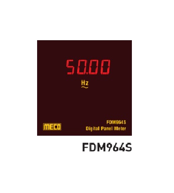 4 Digit Frequency Meters FDM964S (96x96mm) Input Range: 40-5000Hz Auto Ranging With Auxiliary Self Powered 110-230V AC