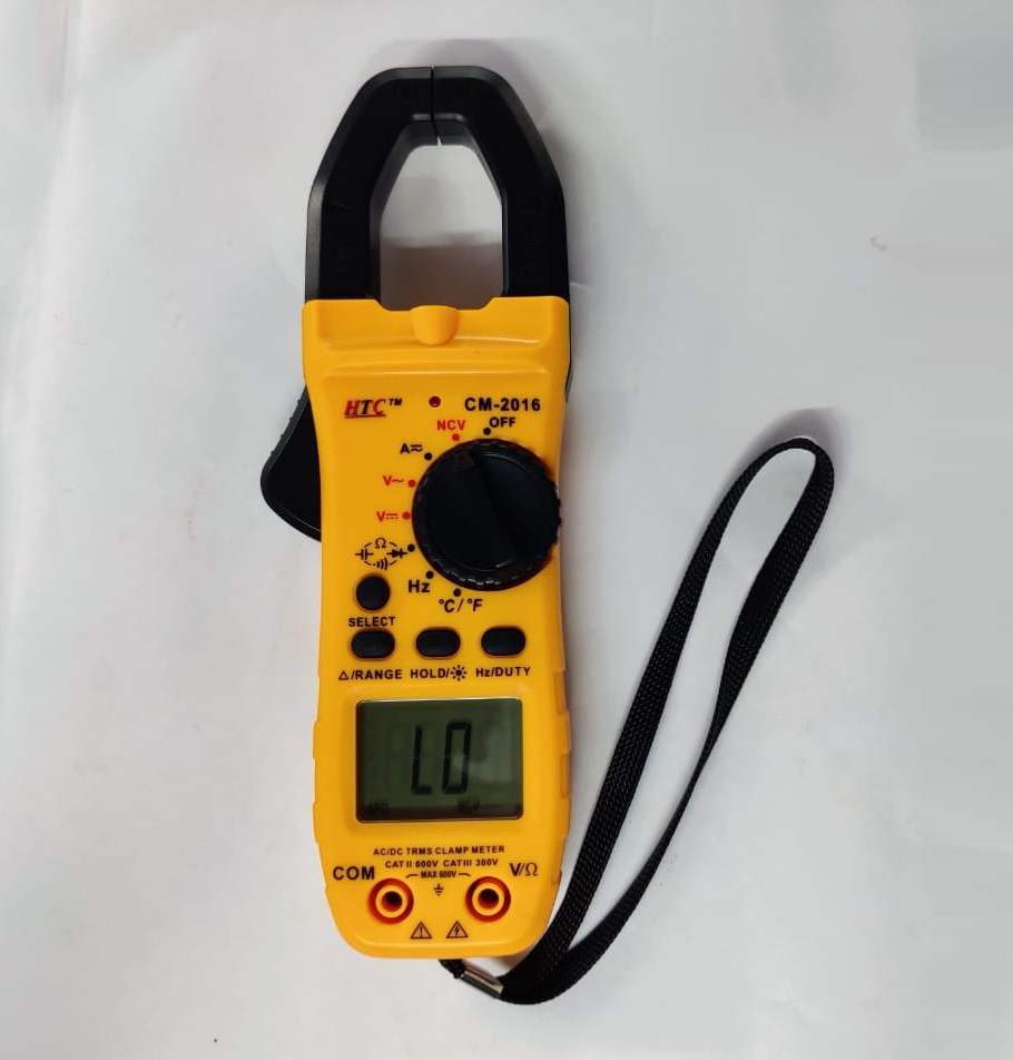 HTC CM-2016 600A AC/DC Clamp Meter with Temp. & Frequency