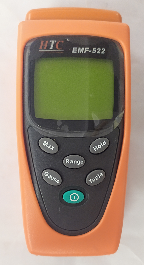 HTC EMF 522 Digital Electro Magnetic Field  Tester (Single axis)