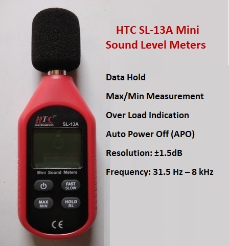 HTC SL-13A Mini Sound Level Meter 30-130 Db