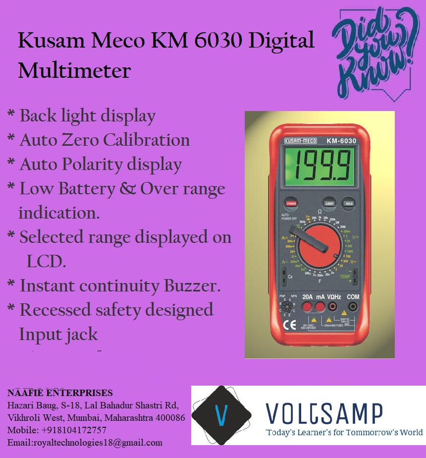 Kusam Meco KM 6030 Digital Multimeter