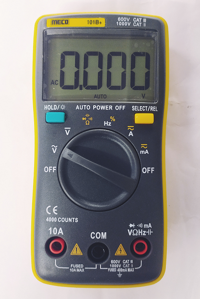 MECO 101B+ 3 Â¾ Digit 4000 Count Autoranging Pocket Size Digital Multimeter