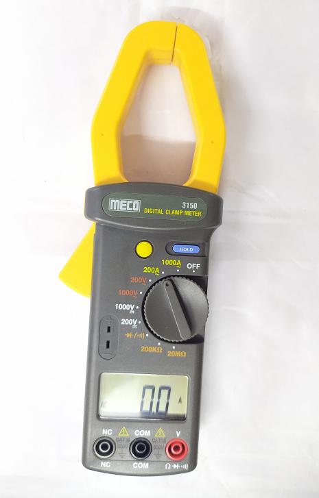 MECO 3150 3Â¾ Digit / 4000 Count 1000A AC Autoranging Digital Clampmeter