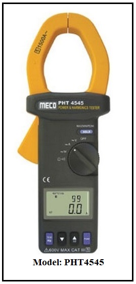 MECO PH-4545 AC Clamp On TRMS Power Harmonics Tester