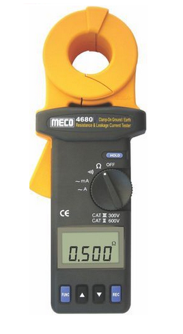 MECO 4680 Clamp - On Earth / Ground Resistance and Leakage Current Tester
