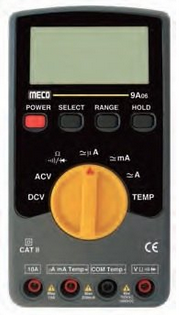 MECO 9A06 3Â½ Digit 2000 Count Autoranging Digital Multimeter