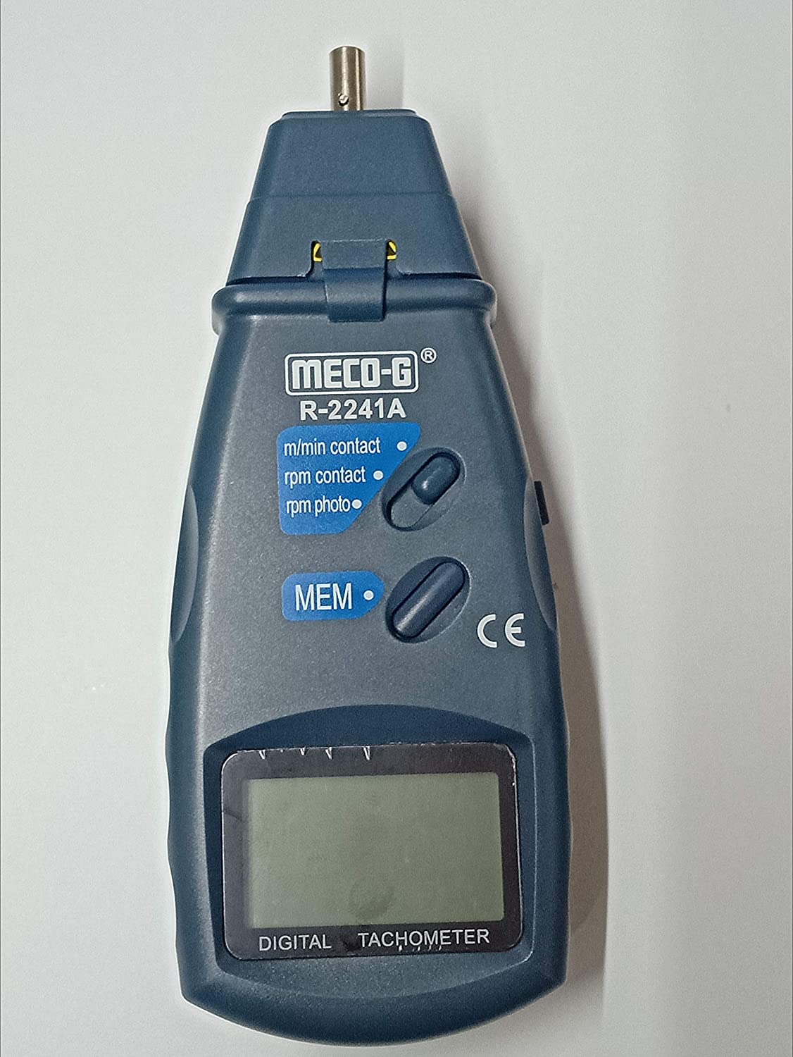 MECO-G,R-2241A Non-Contact Laser Beam Digital and Contact Tachometer