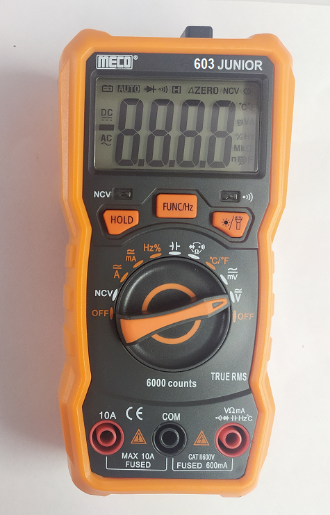 MECO 603 JUNIOR Digital Multimeter with Holster + Magnet