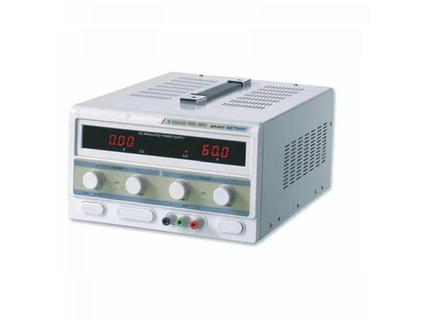 Metravi RPS-6010 DC Regulated Power Supply -Single Output with LED Display of Variable 0 - 60V / 0 - 10A DC
