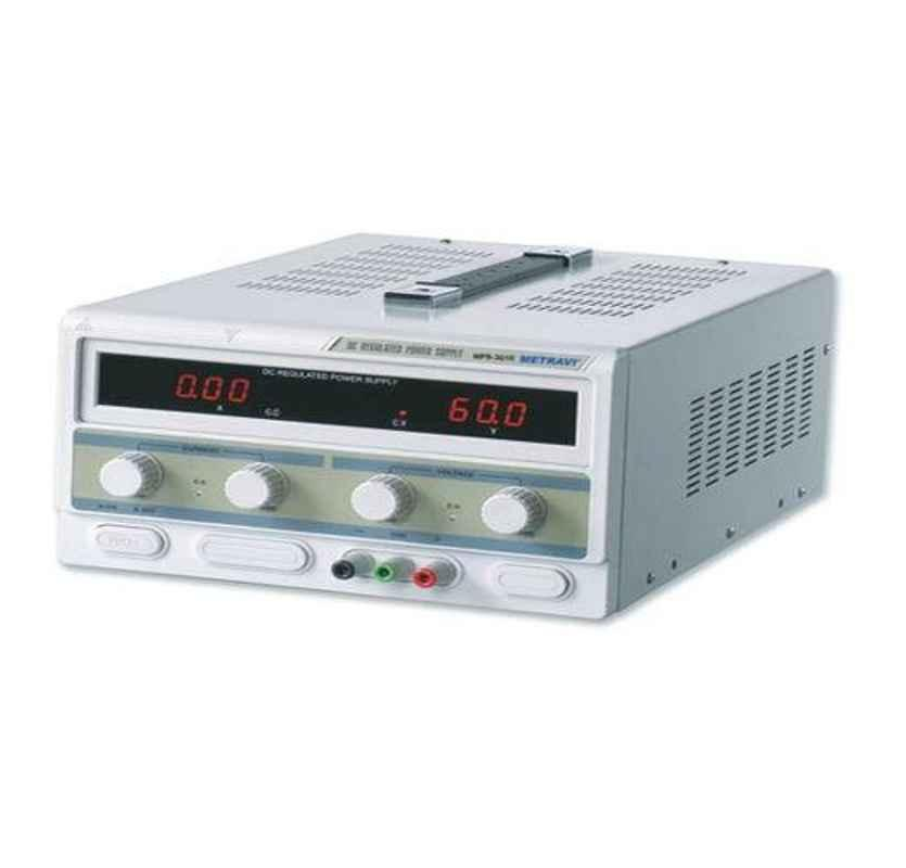 Metravi RPS-6030 DC Regulated Power Supply- Single Output with LED Display of Variable 0 - 60V / 0 - 30A DC