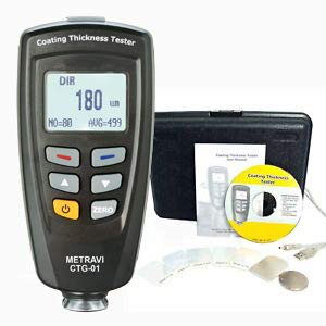 Metravi CTG-01 Coatmeter/Coating Thickness Gauge for both ferrous and non-ferrous substrates