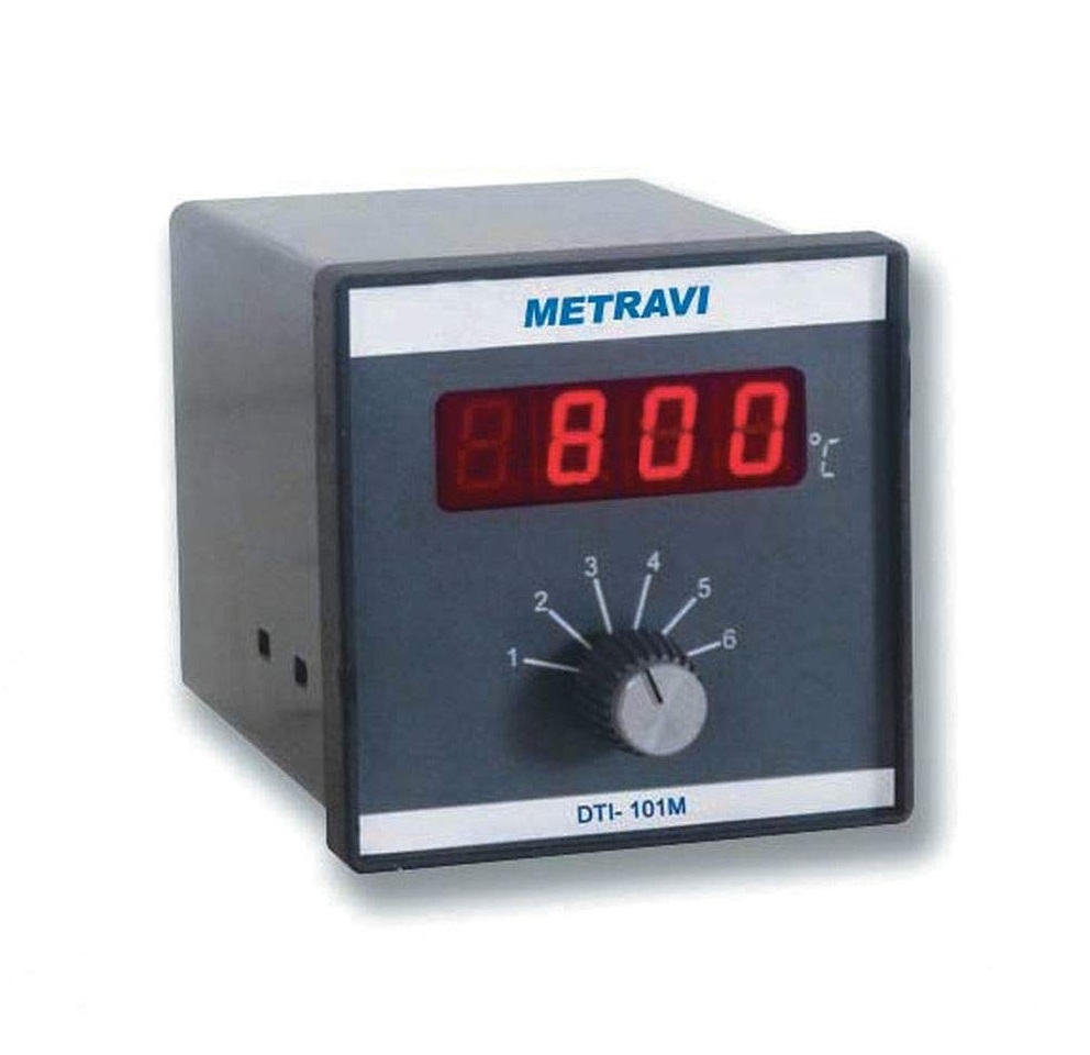 Metravi DTI-101 Multi-point Temperature Indicator 96x48