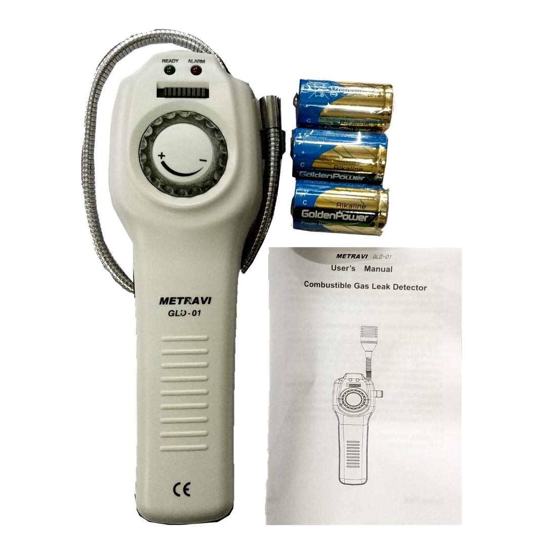 Metravi GLD-01 Combustible Gas Leakage Detector with Audio & Visual Alarms