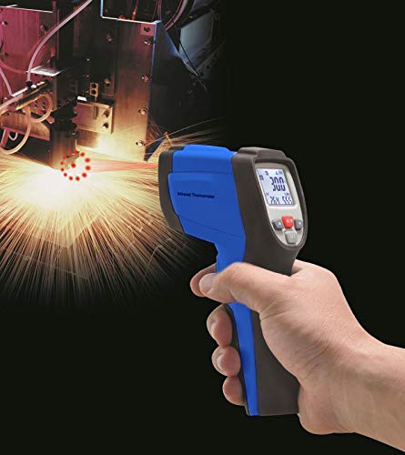 Metravi PRO 65 Max Non-contact Infrared Thermometer/Pyrometer with Circular Laser upto 800Â°C