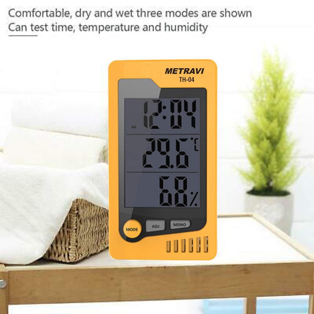 Metravi TH-04 Digital Temperature and Humidity Meter