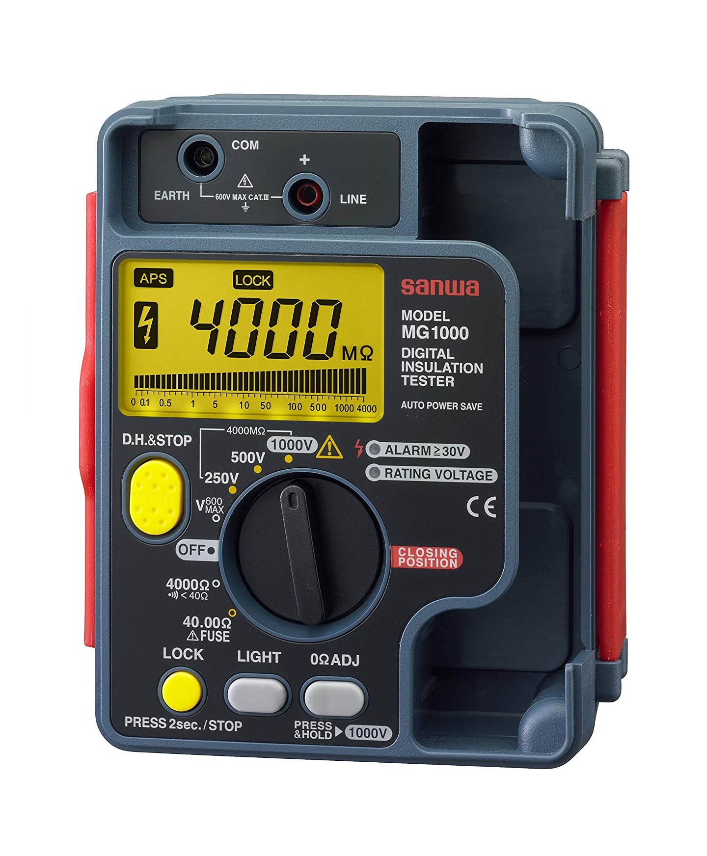 SANWA MG1000 Digital Insulation Tester (250V/500V/1000V)