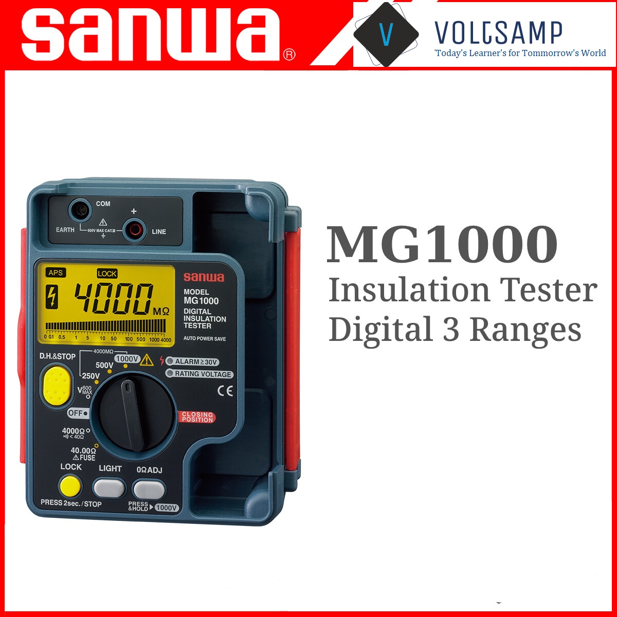 SANWA MG500 Digital Insulation Tester