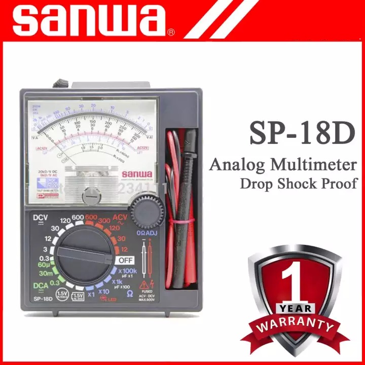 SANWA MODEL SP18D Analog Multimeter