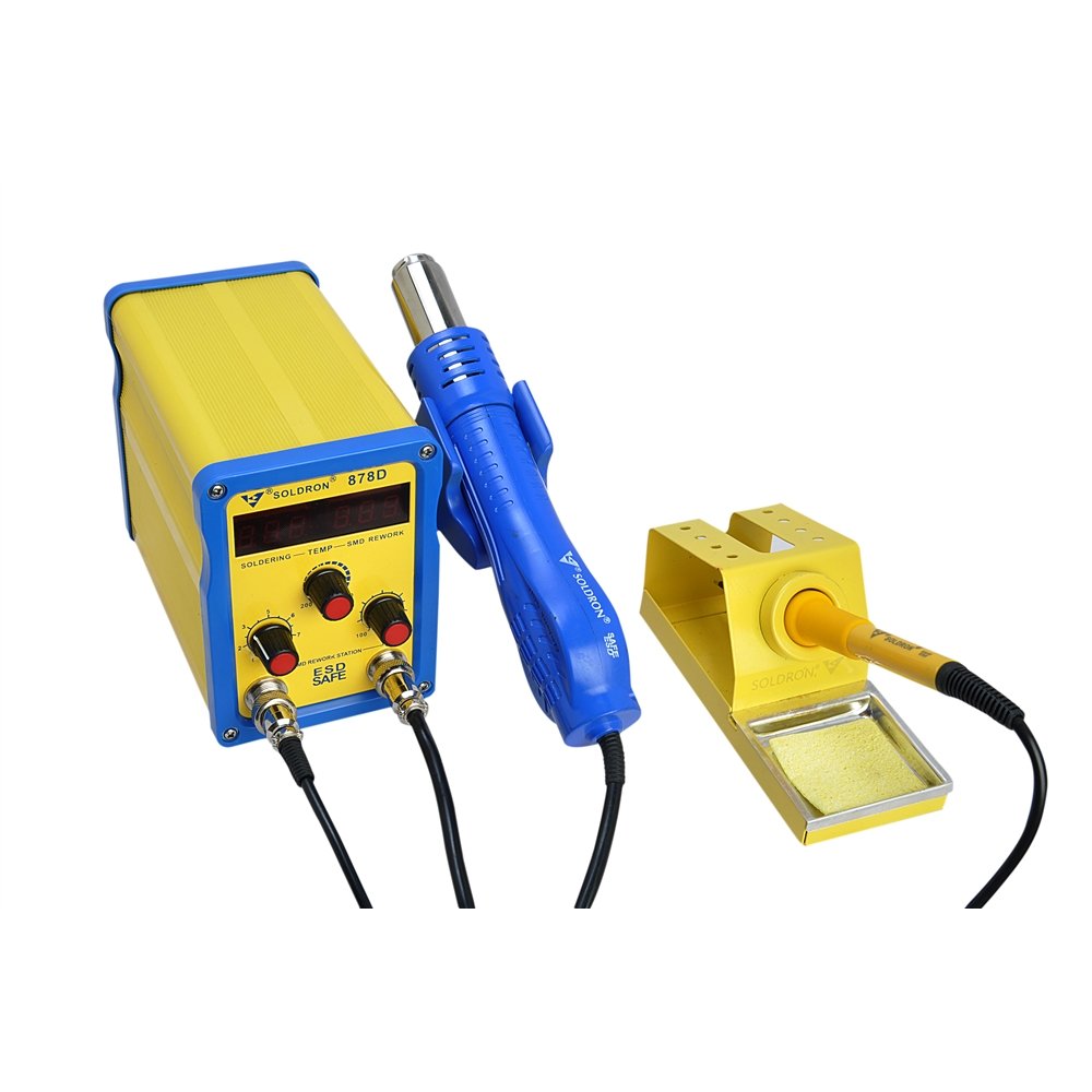 SOLDRON 878D Hot Air and Soldering Station