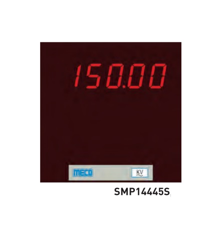 4Â½ Digit 19999 Count LED Display Ammeters TRMS SMP14445S (144X144mm) Ammeters Range: 0-5A DC With Auxiliary Power 85-265V AC/DC