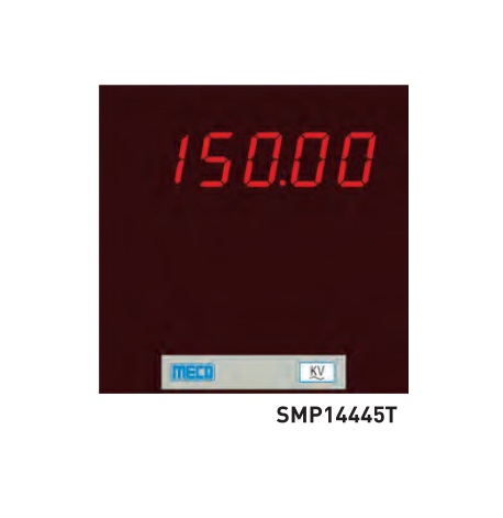 4Â½ Digit 19999 Count LED Display Voltmeter TRMS SMP14445T (144X144mm) Voltmeter Range: 0-750V With Auxiliary Power 85-265V AC/DC