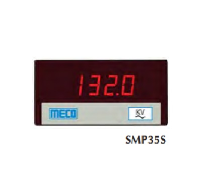 3Â½ Digit 1999 Count LED Display Ammeters TRMS SMP35S (48X96mm) Ammeters Range: 0-200mA DC With Auxiliary Power 85-265V AC/DC