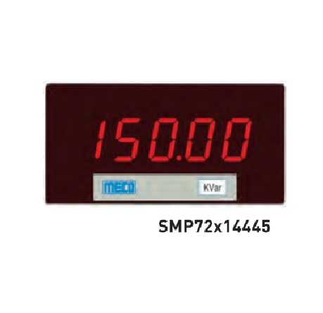 4Â½ Digit 19999 Count LED Display Ammeters TRMS SMP72X14445 (72X144mm) Ammeters Range: 0-5A AC With Auxiliary Power 85-265V AC/DC