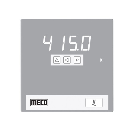 4 Digit Programmable Voltmeters TRMS SMP9635SN (96x96mm) Voltage Range  50 to 500V AC with 0-9999 Programmable Display