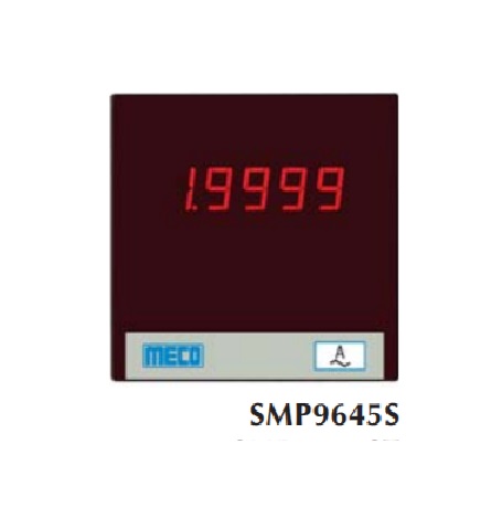 4Â½ Digit 19999 Count LED Display Ammeters TRMS SMP9645SW (96X96mm) Ammeters Range: 0-200mA DC With Auxiliary Power 85-265V AC/DC