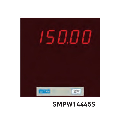 4 Â½ Digits 19999 Counts  1 Phase 1 Element 2Wire Wattmeter TRMS SMPW1444511/S (144X144mm) (with External Transducer)Range: 63.5 - 230V (P - N)With Auxiliary Power Supply 85-265 AC (Any One Only)