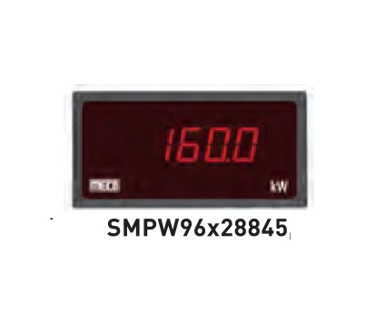 4Â½ Digits 19999 Counts 3 Phase 3 Element 4Wire Wattmeter TRMS SMPW96x2884534 (96X288mm) (with External Transducer)Range: 110 - 440V (P - P)With Auxiliary Power Supply 85-265 AC  (Any One Only)