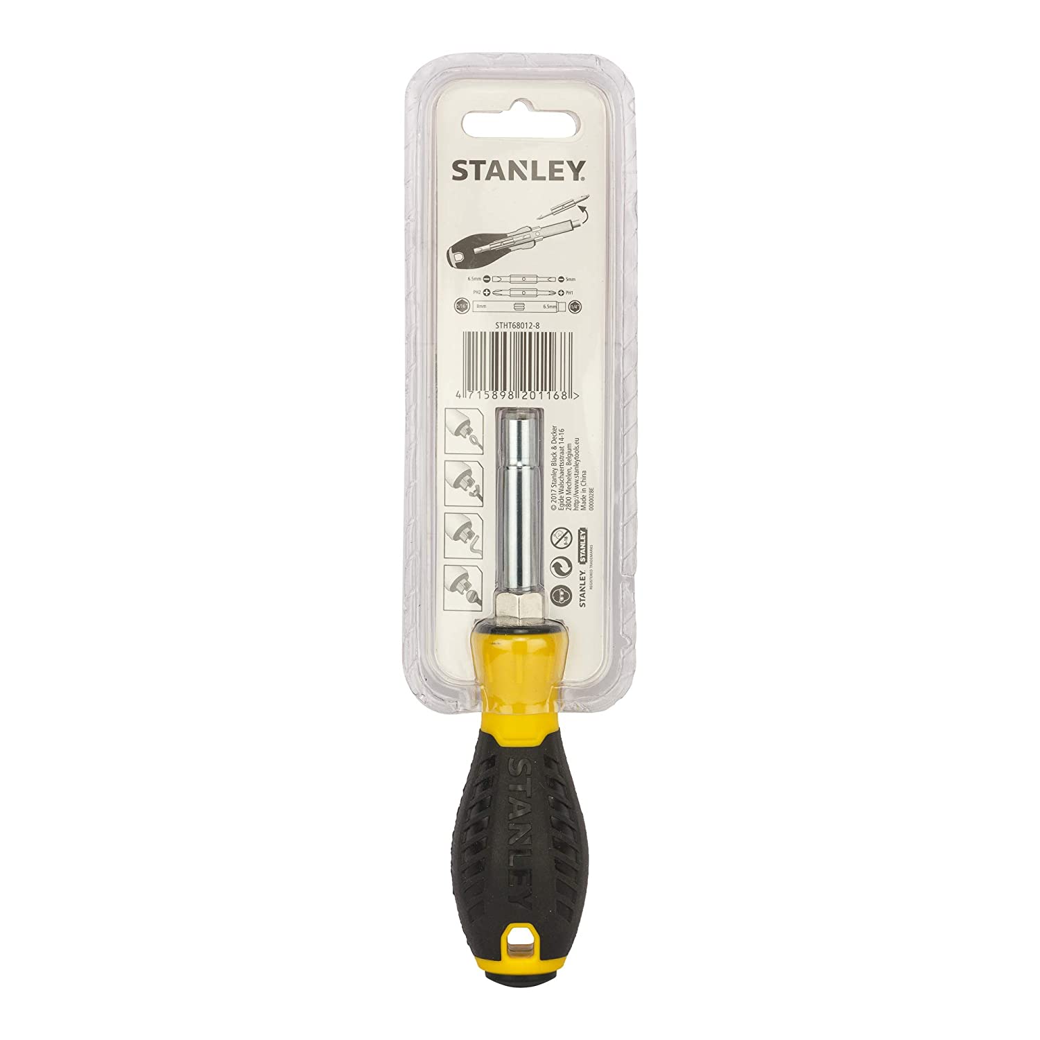 STANLEY STHT68012-8 6-Way Quick Change Screwdriver