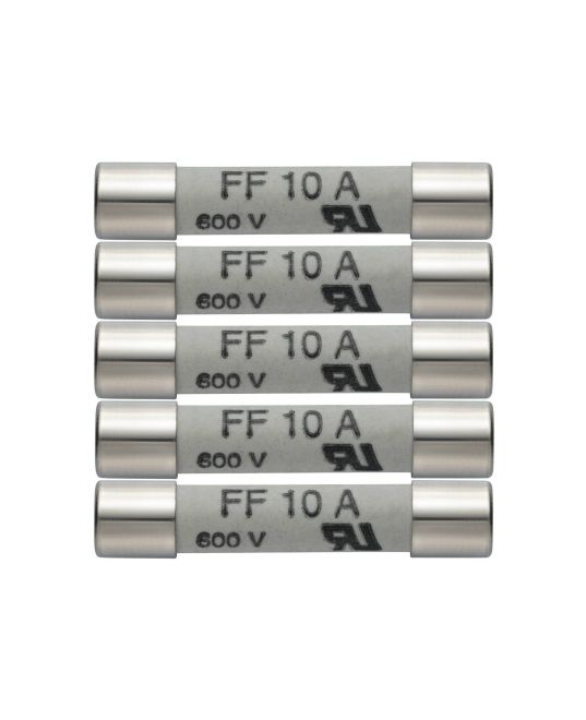 TESTO Spare 10 A/600 V fuses - 5 items