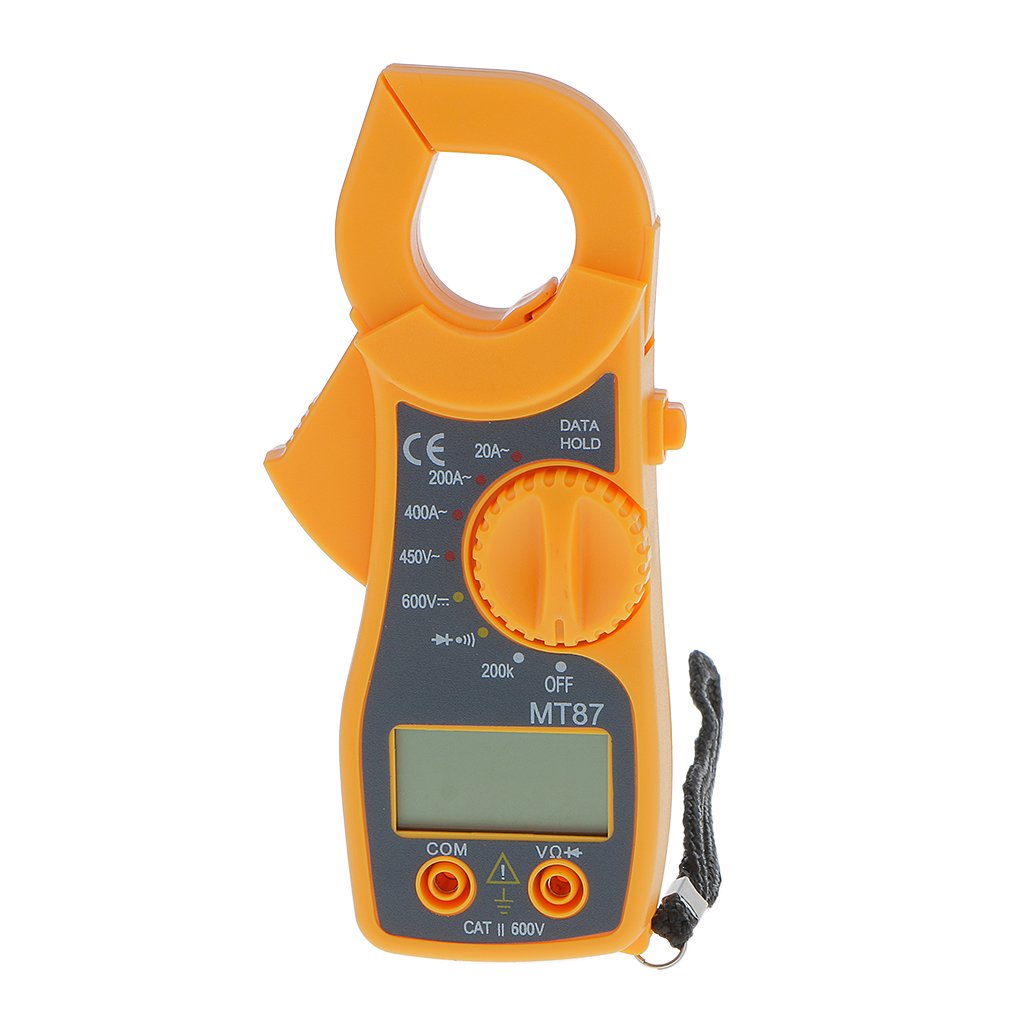 Mini Digital Clamp-On Multimeter with 3 Â½ Digits 1999 Count AC DC Voltage  400Amp AC Current & 2Kâ„¦ to 200Kâ„¦ Resistance
