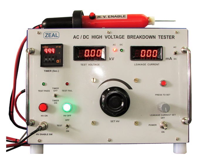 ZEAL ZMHV5A5D-30 AC / DC High Voltage Breakdown Tester (5kV/30mA)